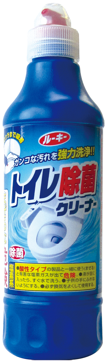 Rookie Toilet Cleaner with Bacteria Removal Chlorine-Type 500ml